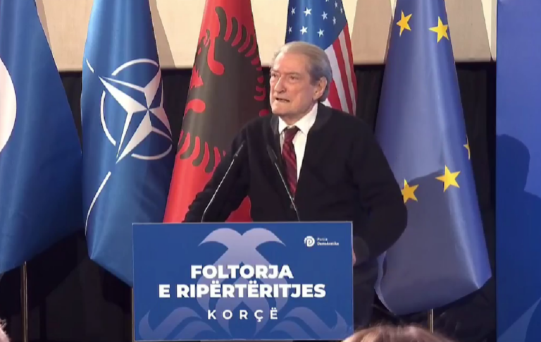 Ripërtëritja e PD në Korçë, Berisha: Qeveria të fokusohet te varfëria dhe problemet e pensionistëve