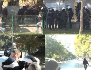Flakë te Gjykata e Apelit, kaos te Parku Rinia. Protestuesit ndodhen përballë Kryeministrisë. Policia: Largohuni