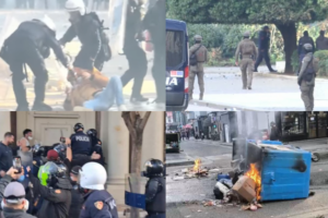Policia qëllon me plumba gome, protesta e shpërndarë në disa zona. Forcat RENEA rrethojnë Kryeministrinë