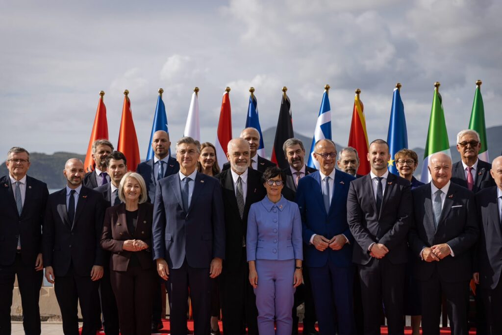 Rama shares family photo from Berlin Process leaders’ summit, Merz: Violence is never an alternative