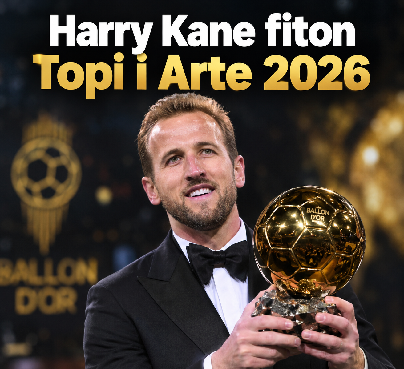 Harry Kane fiton Topin e Artë 2026  triumfon përballë Mbappe dhe Yamal