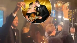 Harry Kane e “gdhin” duke festuar me miqtë dhe familjen fitimin e Topit të Artë