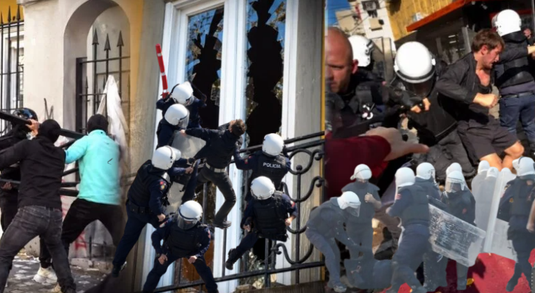 Revoltë nga studentët në Tiranë, 23 persona të arrestuar. PS dënon dhunën, PD akuzon qeverinë për represion
