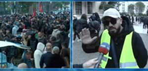 Protestuesi: Kjo Kryeministri është bosh, Rama eja në shesh