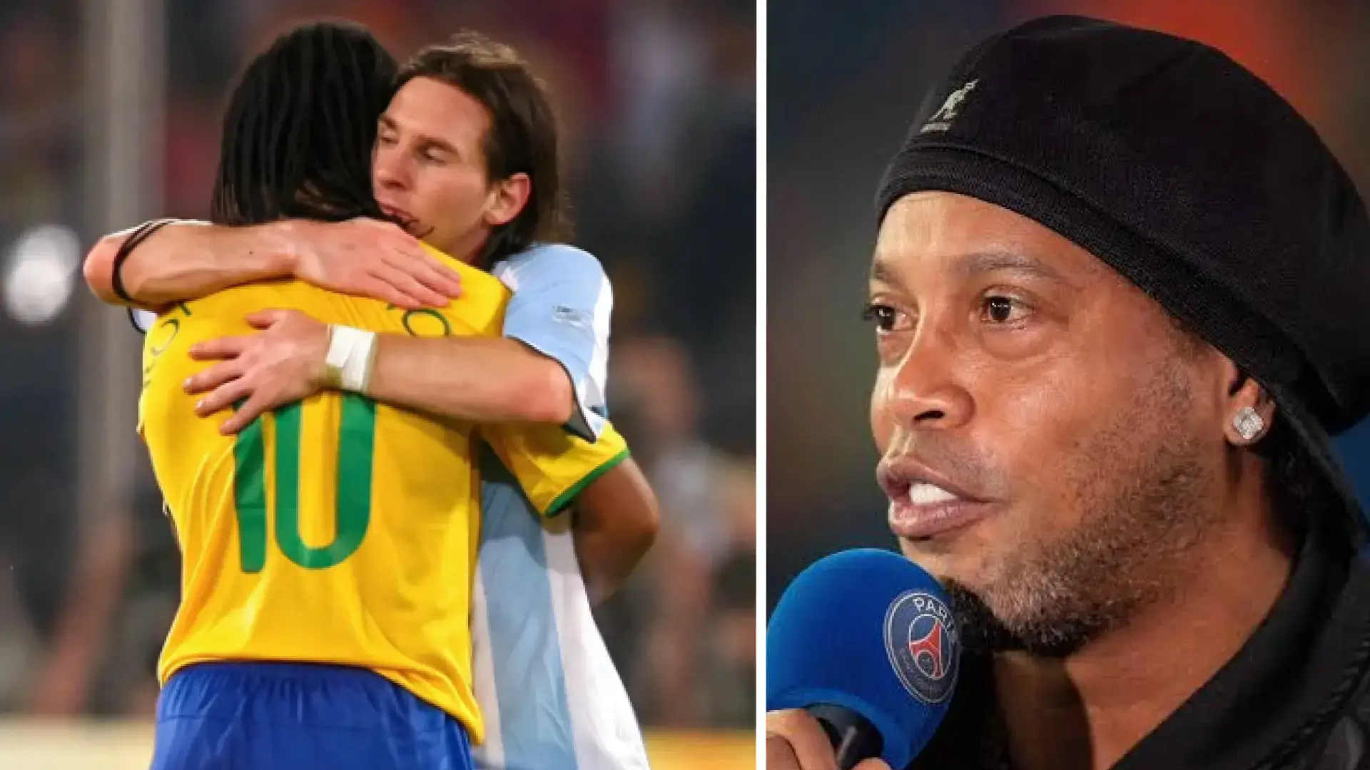 Ronaldinho i kushton mesazh emocionues Messit  Ishte kënaqësi të isha pjesë e historisë tënde 