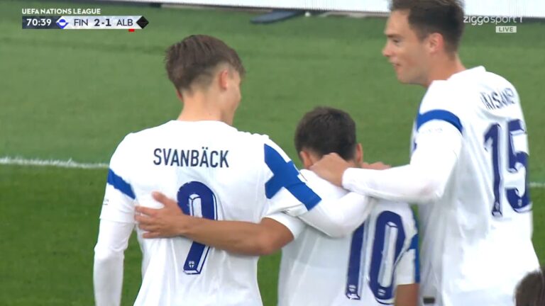 Finlanda përmbys Shqipërinë në Helsinki, na shkakton humbjen e parë në Nations League