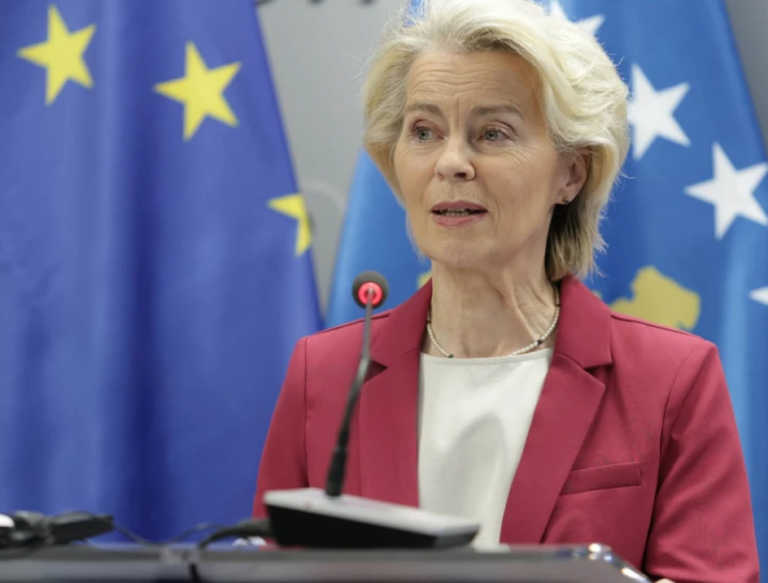 Von der Leyen në Prishtinë: Aktgjykimi i Hagës duhet respektuar. Kurti pret Gjykatën e Apelit për ish-krerët e UÇK-së